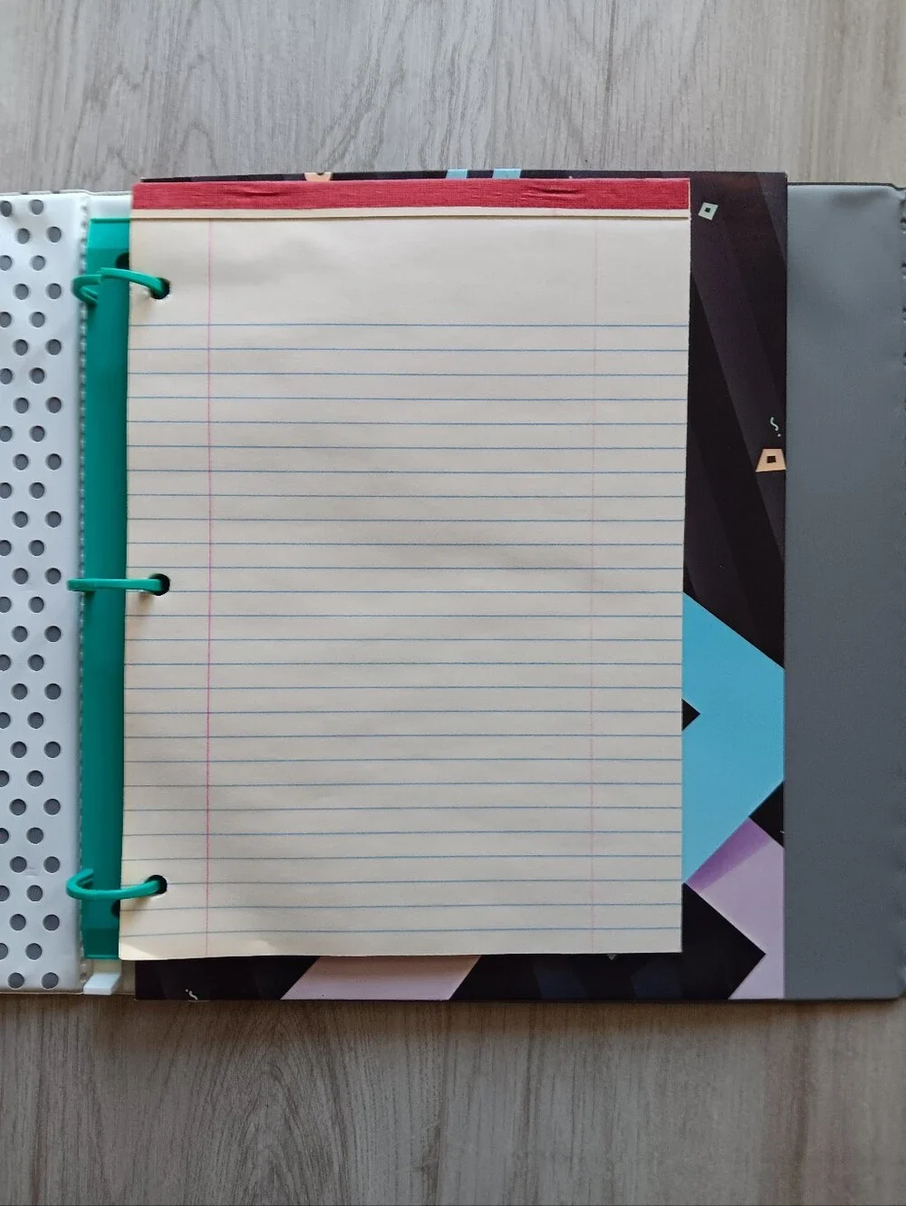 Vintage Trapper Keeper 1991 Tropical Cruise Designer Series Folder Notepad